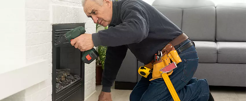 New Indoor Fireplace Installation in Cranston, Rhode Island