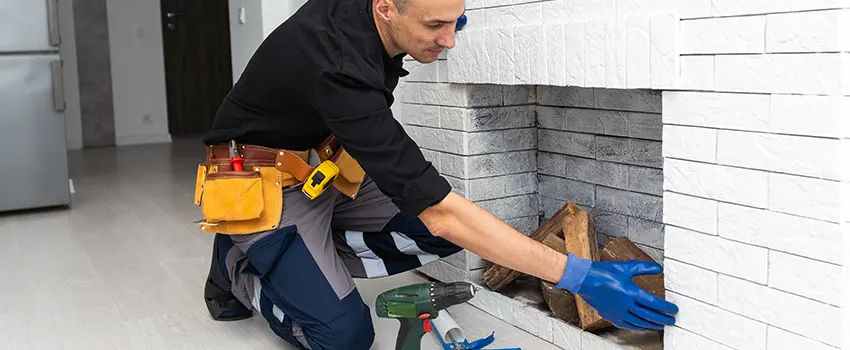 Fireplace Damaged Damper Frame Repair Services in Cranston, Rhode Island
